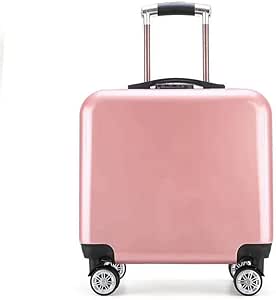 شنطة سفر للاطفال بعجلات محمولة مع قفل ستيكر لاصق يمكنك صنعه بنفسك مقاس 20 انش ذهبي وردي أكريلونيتريل بوتادين ستايرين ABS بولي كربونات PC 1 من يو بي، من يو بي بي