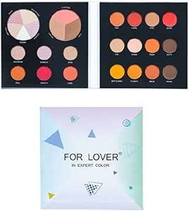 فور لوفر لوحة ظلال عيون وهايلايتر وأحمر خدود متعدد الألوان