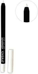 ميك اوفر 22 كحل كاجال مقاوم للماء M403، غير لامع، ابيض