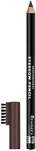 ريميل قلم حواجب احترافي، بني داكن، عبوة واحدة (عبوة من قطعتين)
