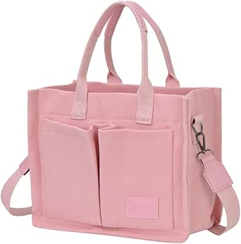 انجل شنطة كبيرة توت قماشية للسفر، شنطة توت للعمل، شنطة كتف للابتوب للممرضة، شنطة كبيرة توت للنساء