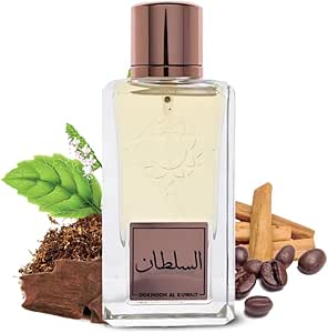 عطر السلطان برائحة العود والتبغ من دخون الكويت - 75 مل - للجنسين