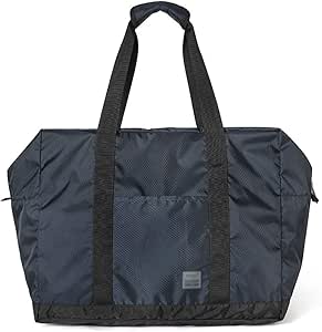 حقيبة سفر خفيفة الوزن محمولة مضادة للماء من القماش الخشن حقيبة كبيرة قابلة للطي للسفر حقيبة تخزين 36L حقيبة الصالة الرياضية (اللون: أزرق) MANIHOM