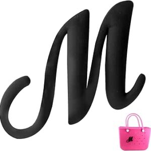 اكسسوارات جين جينغ لحقيبة بوغ حقيبة يد الشاطئ حمل شخصية ثلاثية الابعاد مطبوعة حروف ابجدية من A-Z