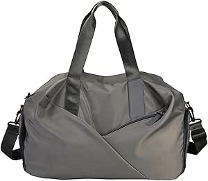 حقائب يوجا ZYQZXHN حقائب وحاملات رياضة اللياقة البدنية الجافة والرطبة فصل اليوغا حقيبة للماء السفر حقيبة يد المرأة أحذية الكتف حقيبة رياضية (اللون: رمادي)