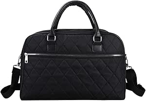 حقائب أحذية رياضية للنادي الرياضي للنساء لياقة بدنية فوق الكتف حقيبة سفر أمتعة حقائب رجالية نايلون (أسود، 43 * 31 * 14 سم)