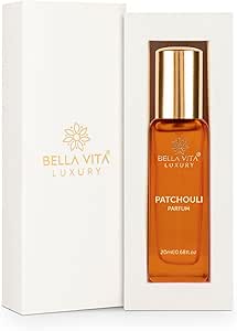 عطر باتشولي بارفيوم بالخوخ الابيض والباتشولي والسوسن واوراق الباتشولي الاندونيسي والمسك الابيض برائحة عذبة وحادة ودخانية تدوم طويلا ملائم للجنسين من بيلا فيتا اورجانيك، 20 مل