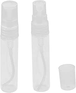 زجاجة بخاخ عطر سائل للسفر على شكل اسطوانة من زويدجو، 10 مل، قطعتين شفافة (SN: 947 3e7 7f3 41a ef4)