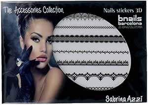 ستيكر لاصق ديكوري من سابرينا ازي سابرينا 2 دانتيل اسود (109)، قياسي، مفرد