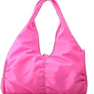 شنطة سفر خفيفة الوزن عصرية بكتف واحد للياقة البدنية واليوغا وفصل بين الامتعة الجافة والرطبة، شنطة سفر خفيفة الوزن محمولة للمسافات القصيرة، شنطة صالة الالعاب الرياضية (اللون: احمر وردي) من مانيهوم