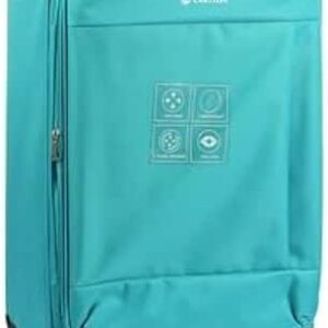 كارلتون شنطة سفر ايلانتي ذات 4 عجلات، مقاس S، لون تركواز، بوليستر