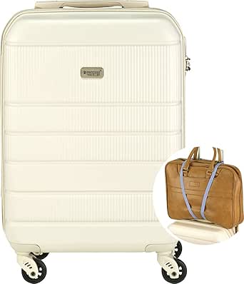 Princess Traveller Florence, Cream, S, حقيبة بعجلات دوارة