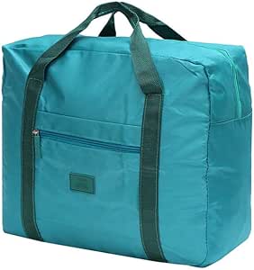 شنط سفر - شنط سفر للرجال مقاومة للماء من اوكسفورد، شنطة يد كبيرة للسفر، شنطة عمل كبيرة لعطلة نهاية الاسبوع (ازرق، 42 × 17 × 35 سم)