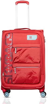 سكاي باجز شنطة بعجلات من فانجارد بلس 8W EXP مقاس 24 انش، لون مرجاني، بولي بروبيلين (PP)