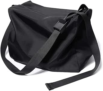 حقيبة سفر خفيفة الوزن عصرية كاجوال سوداء حقيبة سفر رياضية حقيبة لياقة بدنية حقيبة أمتعة حقيبة صالة الألعاب الرياضية، من ميو