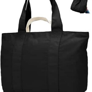 شنطة كبيرة توت كبيرة من القماش من باجيليت 22 انش 50 لتر، شنطة كبيرة جدًا للنساء، شنطة كبيرة توت كبيرة الحجم، حقائب ليلية للنساء للسفر