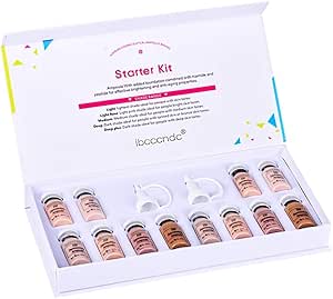 كريم اساس سائل شبه دائم لنظام الابر الدقيقة، كونسيلر بقاعدة مقاومة للماء تدوم طويلا، مجموعة مكياج متوهجة لبشرة خالية من العيوب، من نالاكال، عادي، أصفر