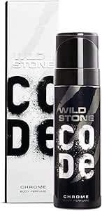 عطر الجسم كروم يدوم طويلا بدون غاز للرجال من وايلد ستون، 150 مل