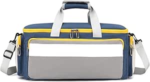 شنط دفل للسفر من ارديما للرجال والنساء، شنط كتف كاجوال للاستخدام اليومي والامتعة (اللون: ازرق)