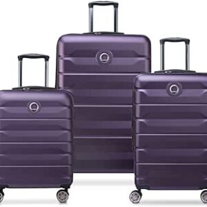 ديلسي باريس - اير ارمور - مجموعة من 3 حقائب صلبة - ارجواني، ارجواني، S/M/L، حقيبة سفر، بولي بروبيلين (PP)