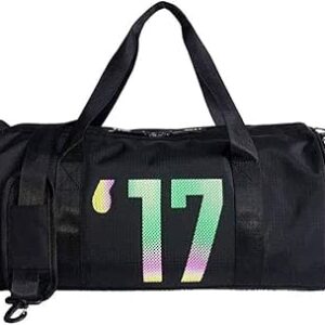 حقيبة من القماش الخشن مع مقصورة للأحذية للسفر حقيبة خفيفة مقاومة للماء للجيم Tote On Bag