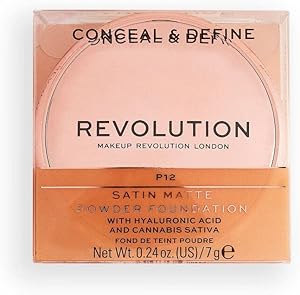 كريم اساس بودرة كونسيل اند ديفاين من ريفوليوشن بوزن 7 جرام P12 لنوع البشرة كل الأنواعة ميك اب ريفولوشن
