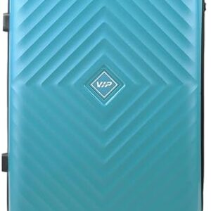 شنطة في اي بي كواد بهيكل صلب وعدد 8 عجلات مقاس 44.5× 52× 66 سم بلون ايس بلو, أزرق