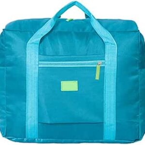 شنطة نايلون رياضية قابلة للطي وخفيفة الوزن وقابلة للطي من اتش اس اس زد ان، شنطة تخزين الامتعة الكبيرة بلون اخضر داكن عملية وشائعة