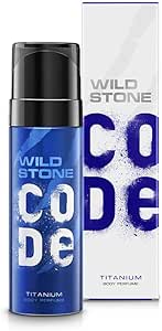 عطر الجسم بدون غاز من وايلد ستون كود تيتانيوم للرجال، رائحة ذكورية قوية للاستخدام اليومي، 120 مل