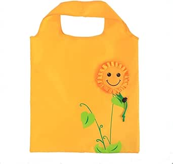 شنطة تسوق قابلة لاعادة الاستخدام من هاي ان، شنطة تسوق كاجوال عصرية صديقة للبيئة ومحمولة وقابلة للطي، 4 قطع (اللون: متعددة الالوان، المقاس: مقاس واحد)