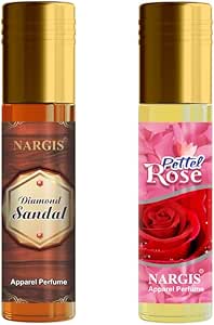 عطر اترا يدوم طويلا للجنسين من عطار | نرجس دايموند صندل | شاندان دوار | ايترا | اصلي خشب الصندل | 6 مل