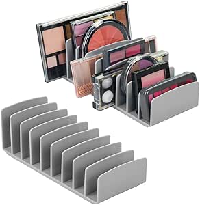منظم باليت مكياج لمنضدة الحمام من بي بي ايه، مقسم إلى 9 أقسام، قطعتين