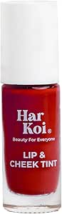 ملون شفاه وخدود من هاركوي - 15 غرام، مرطب ومغذي بفوائد فيتامين E وزيت اللوز، شفاه نباتية وطبيعية، لون الخدود وظلال العيون يدوم طويلا (BL06 ريد براون)