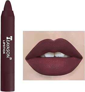 قلم احمر شفاه مخملي مات من 12 لون من نيو بيوت، لون نود نابض بالحياة وناعم ومقاوم للماء وعالي الاصطباغ ويدوم طويلا