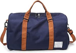 حقائب يوجا ZYQZXHN وناقلات في الهواء الطلق نايلون مقاوم للماء الرياضة حقائب رياضية للرجال النساء تدريب اللياقة البدنية السفر حقيبة اليوغا حصيرة الرياضة مع حجرة الأحذية (اللون: أزرق)