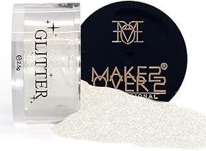 ميك اوفر 22 بودرة توزيع جليتر سائبة من اي سباركل 22-GL006 أبيض