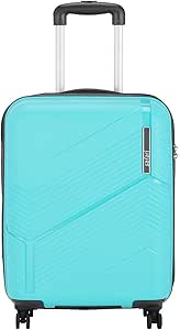 حقيبة سفر صلبة صغيرة (55 سم) - زولو 55 4W - ازرق سيان، 55، 4W، من سفاري، بولي بروبيلين (PP)