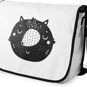 بوناميزون شنطة ماسنجر مدرسية مطبوعة رقميا للطلاب، شنطة كروس بودي وشنطة ساعي، شنطة كتف للمدرسة، العودة الى المدرسة، المقاس: 29 × 36 سم، ألوان متعددة