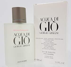 عطر اكوا دي جيو للرجال من جورجيو ارماني بخاخ او دي تواليت، 3.4 أونصة سائلة