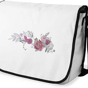 بوناميزون شنطة ماسنجر مدرسية مطبوعة رقميا للطلاب، شنطة كروس بودي وشنطة ساعي، شنطة كتف للمدرسة، العودة الى المدرسة، المقاس: 29 × 36 سم، ألوان متعددة