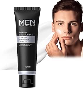 كريم اساس بي للرجال من نالاكال - مرطب وكونسيلر ملون تصحيح اللون لتغطية العيوب وموازنة لون البشرة للاستخدام اليومي، شفاف، زيتي