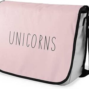 بوناميزون شنطة ماسنجر مدرسية مطبوعة رقميا للطلاب، شنطة كروس بودي وشنطة ساعي، شنطة كتف للمدرسة، العودة الى المدرسة، المقاس: 29 × 36 سم