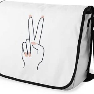 بوناميزون شنطة ماسنجر مدرسية مطبوعة رقميا للطلاب، شنطة كروس بودي وشنطة ساعي، شنطة كتف للمدرسة، العودة الى المدرسة، المقاس: 29 × 36 سم، ألوان متعددة