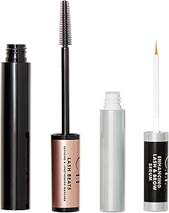 من اي.ال.اف مجموعة ماسكارا تحديد اطالة رموش وسيروم لتعزيز الرموش الحواجب كوزماتيكس لاش بيتس تجعل كثيفة ومحددة أسود
