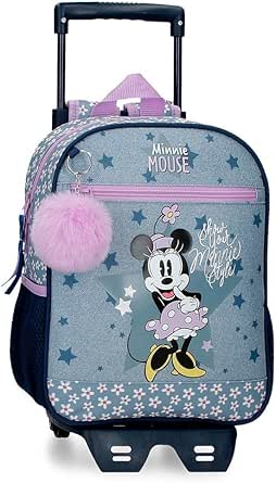 ديزني شنطة سفر بتصميم ميني للبنات - ماسنجر