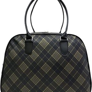 شنطة دفل من الجلد للسفر للرجال والنساء من اكشار سيفن (اخضر)، حقائب السفر