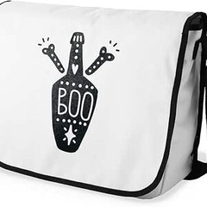 بوناميزون شنطة ماسنجر مدرسية مطبوعة رقميا للطلاب، شنطة كروس بودي وشنطة ساعي، شنطة كتف للمدرسة، العودة الى المدرسة، المقاس: 29 × 36 سم، ألوان متعددة