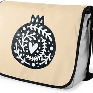 بوناميزون شنطة ماسنجر مدرسية مطبوعة رقميا للطلاب، شنطة كروس بودي وشنطة ساعي، شنطة كتف للمدرسة، العودة الى المدرسة، المقاس: 29 × 36 سم، ألوان متعددة