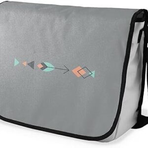 بوناميزون شنطة ماسنجر مدرسية مطبوعة رقميا للطلاب، شنطة كروس بودي وشنطة ساعي، شنطة كتف للمدرسة، العودة الى المدرسة، المقاس: 29 × 36 سم، ألوان متعددة