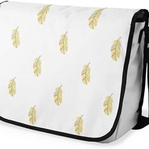 بوناميزون شنطة ماسنجر مدرسية مطبوعة رقميا للطلاب، شنطة كروس بودي وشنطة ساعي، شنطة كتف للمدرسة، العودة الى المدرسة، المقاس: 29 × 36 سم